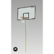 Basketball Backboard - Single Upright with Socket, No Cantilever