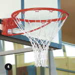 Basketball Ring - Snap-Down with Bolts and Net