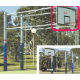 Basketball Backboard, Ring and Net - Outdoor
