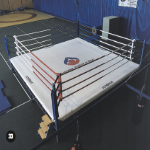 Boxing Ring, Posts, Mat, Padding, Floor Fixed, 5490 x 5490mm.