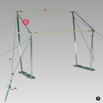 Uneven Bar Width Adjuster - Acromat System - Replacement
