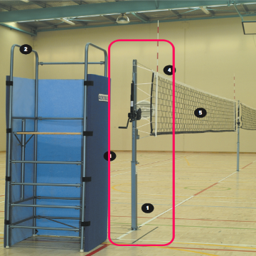 Volleyball post best sale
