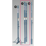 Badminton/Mini Volleyball Posts, for Sockets (Pair)
