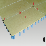 Spring Floor - Resilient Foam Block, 12000 x 12000mm