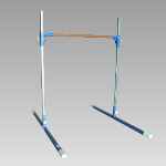 Single Bar - Portable, Height Adjustable Timber Rail