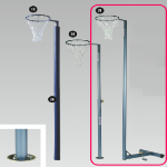 Netball Post, Net and Floor Plate (Qty 1)